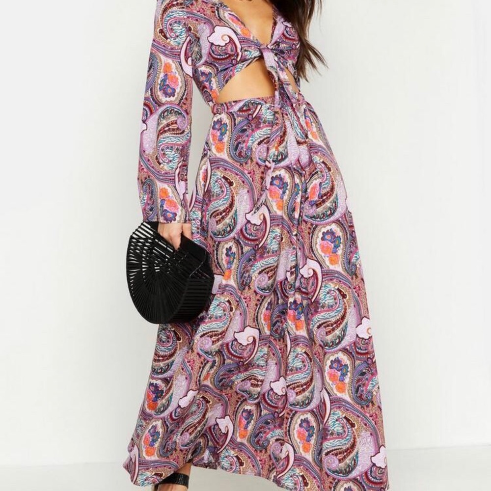 Cut out Maxi DRESS ( fits like a 2 piece)